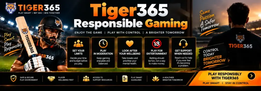 Tiger365 Responsible Gaming
